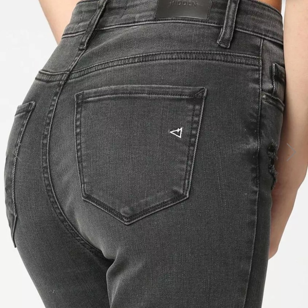 Hidden Black Ripped Denim - Picture 4 of 6